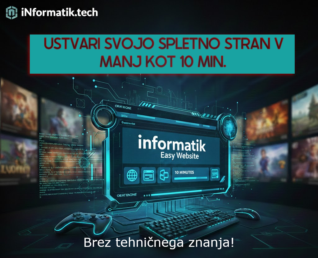 Ustvari svojo spletno stran v 10 minutah | Brez tehničnega znanja!